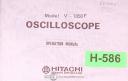 Hitachi-Hitachi V-1050F, Oscilloscope Operations and Electricals Manual-V-1050F-01